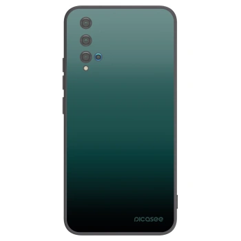 Picasee Μαύρη θήκη σιλικόνης για Huawei Nova 5T - Verdant Fade