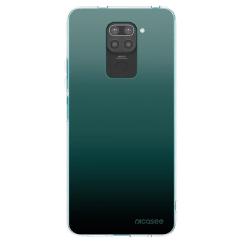 Picasee Μαύρη θήκη σιλικόνης για Xiaomi Redmi Note 9 - Verdant Fade