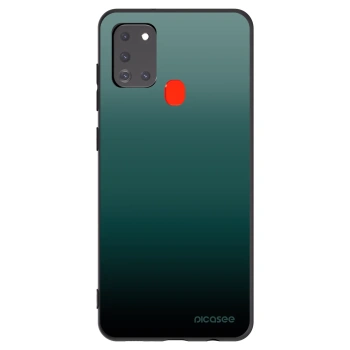 Picasee Μαύρη θήκη σιλικόνης για Samsung Galaxy A21s - Verdant Fade