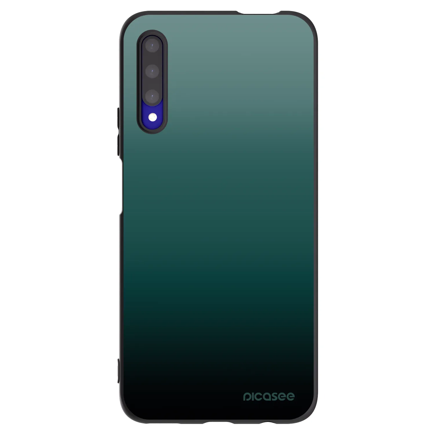 Picasee Μαύρη θήκη σιλικόνης για Honor 9X Pro - Verdant Fade