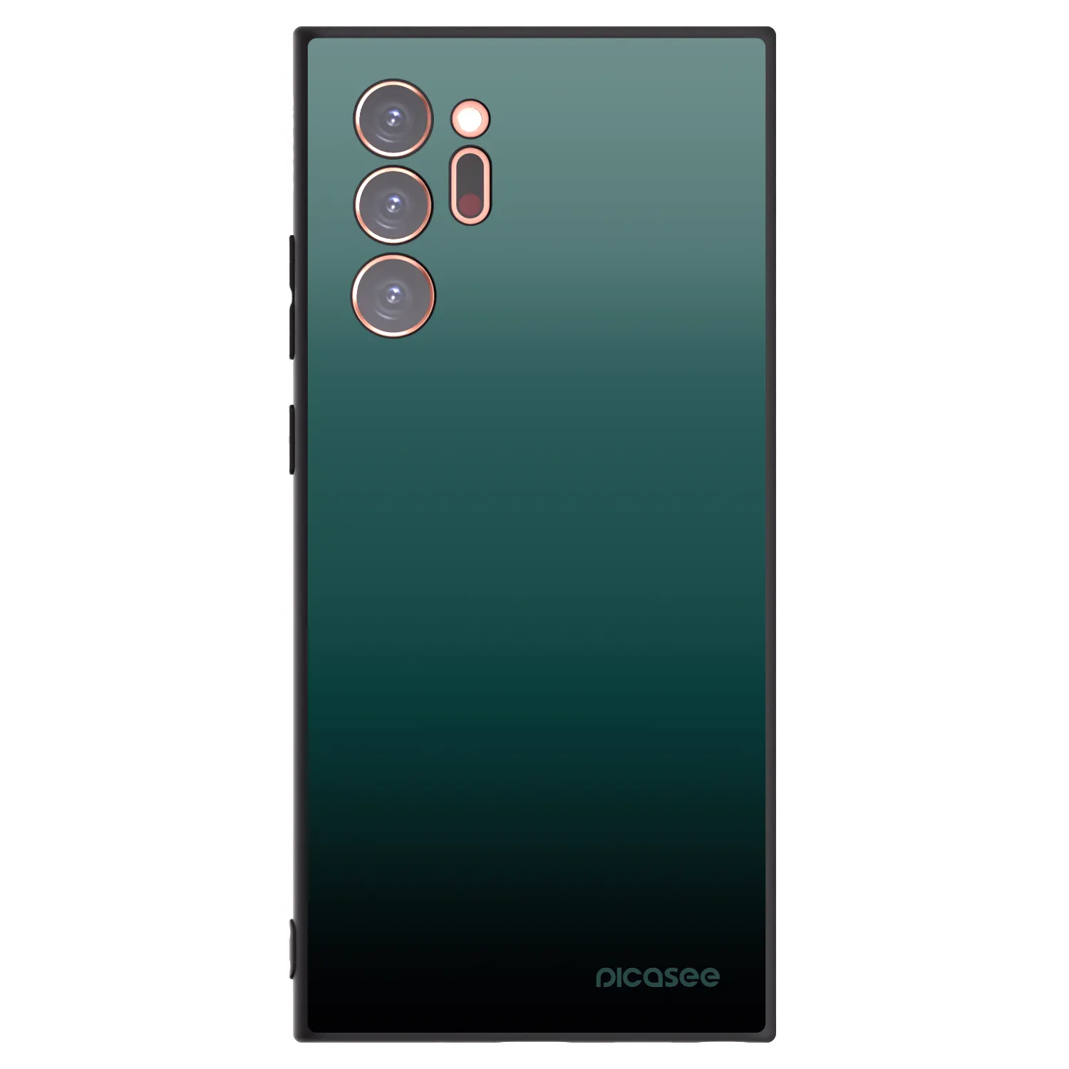 Picasee Μαύρη θήκη σιλικόνης για Samsung Galaxy Note 20 Ultra - Verdant Fade