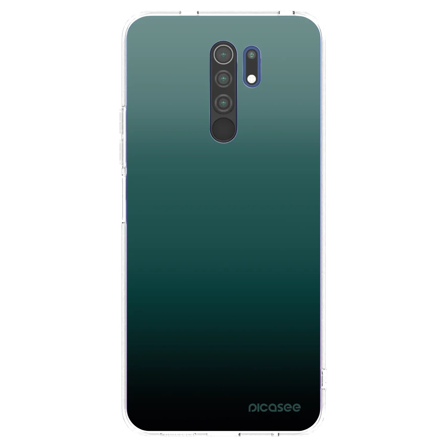 Picasee διαφανής θήκη σιλικόνης Xiaomi Redmi 9 - Verdant Fade