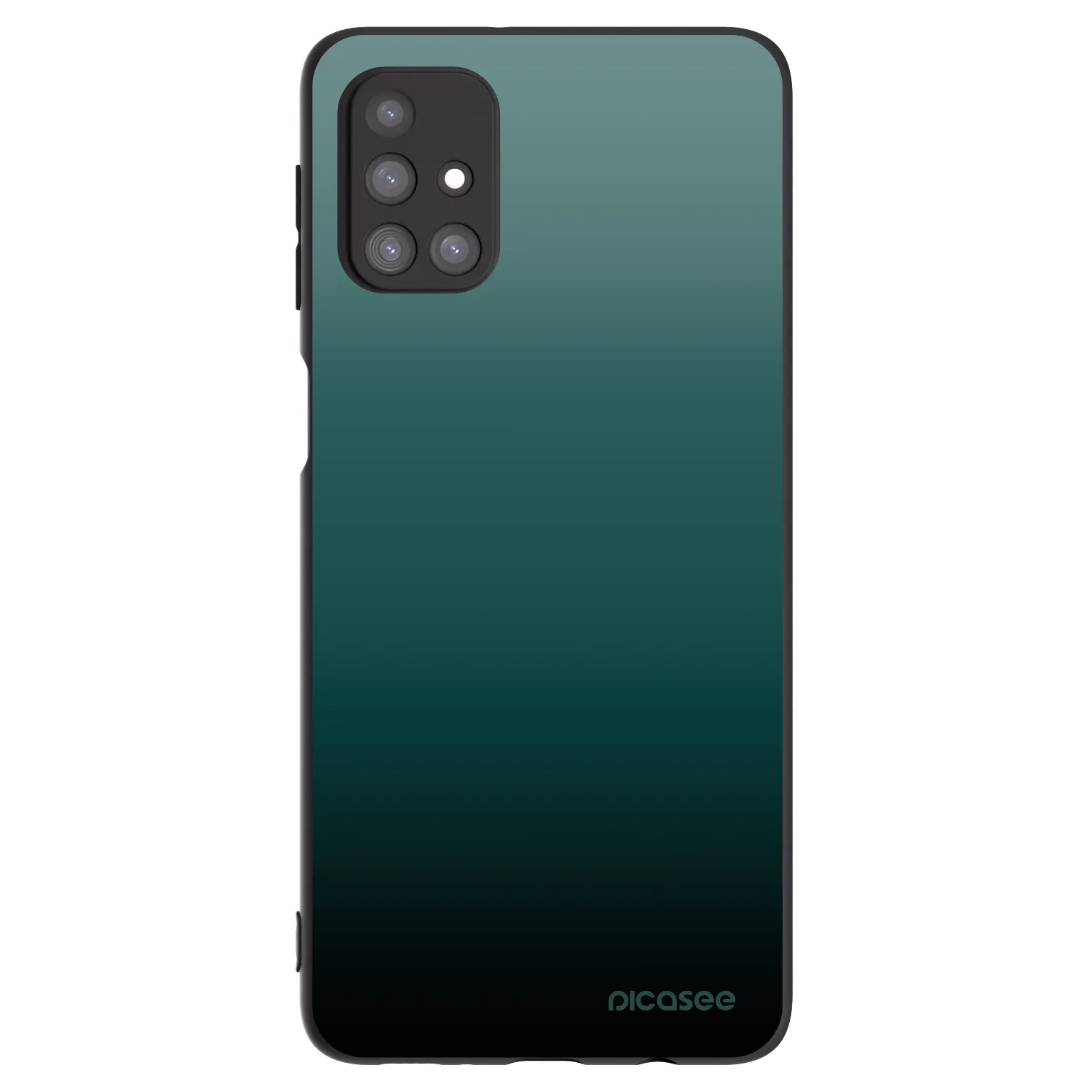 Picasee Μαύρη θήκη σιλικόνης για Samsung Galaxy M31s - Verdant Fade