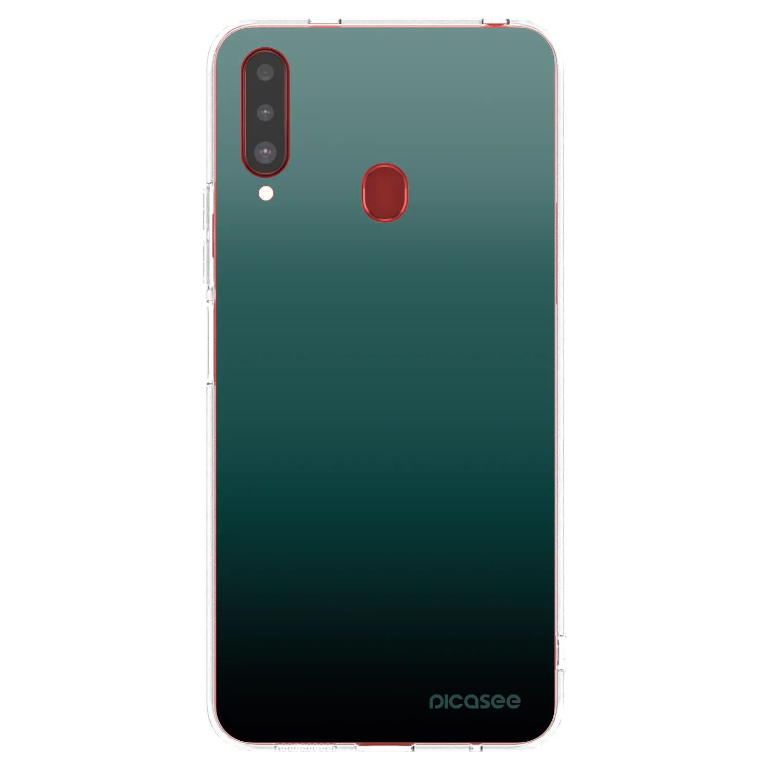 Picasee διαφανής θήκη σιλικόνης Samsung Galaxy A20s - Verdant Fade
