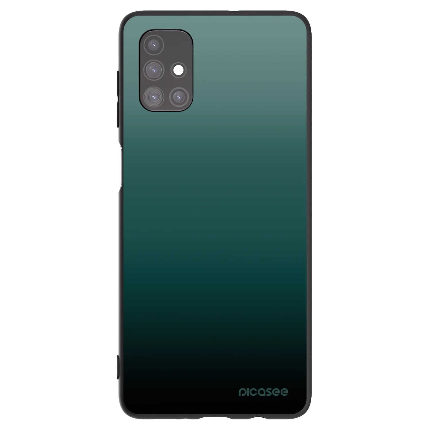 Picasee Μαύρη θήκη σιλικόνης για Samsung Galaxy M51 M515F - Verdant Fade