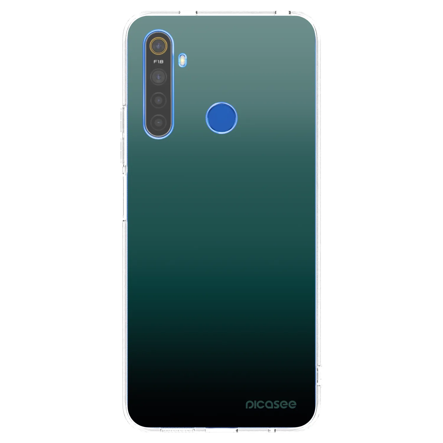 Picasee διαφανής θήκη σιλικόνης Realme 5 - Verdant Fade