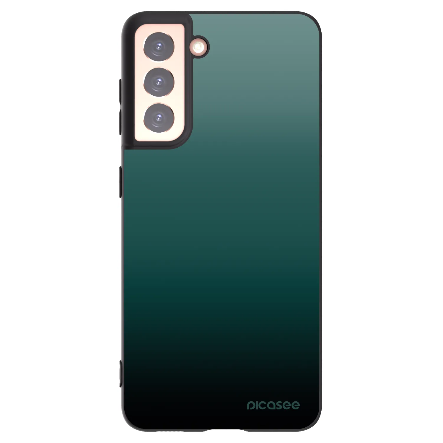Picasee Μαύρη θήκη σιλικόνης για Samsung Galaxy S21 5G G991B - Verdant Fade
