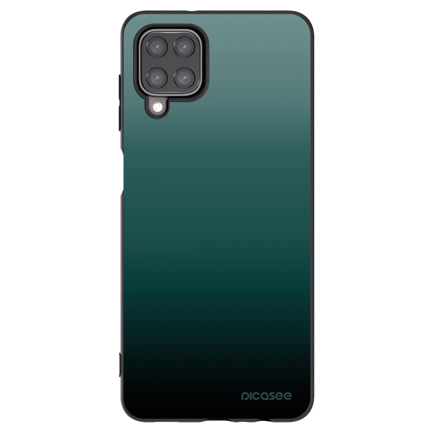 Picasee Μαύρη θήκη σιλικόνης για Samsung Galaxy A12 A125F - Verdant Fade