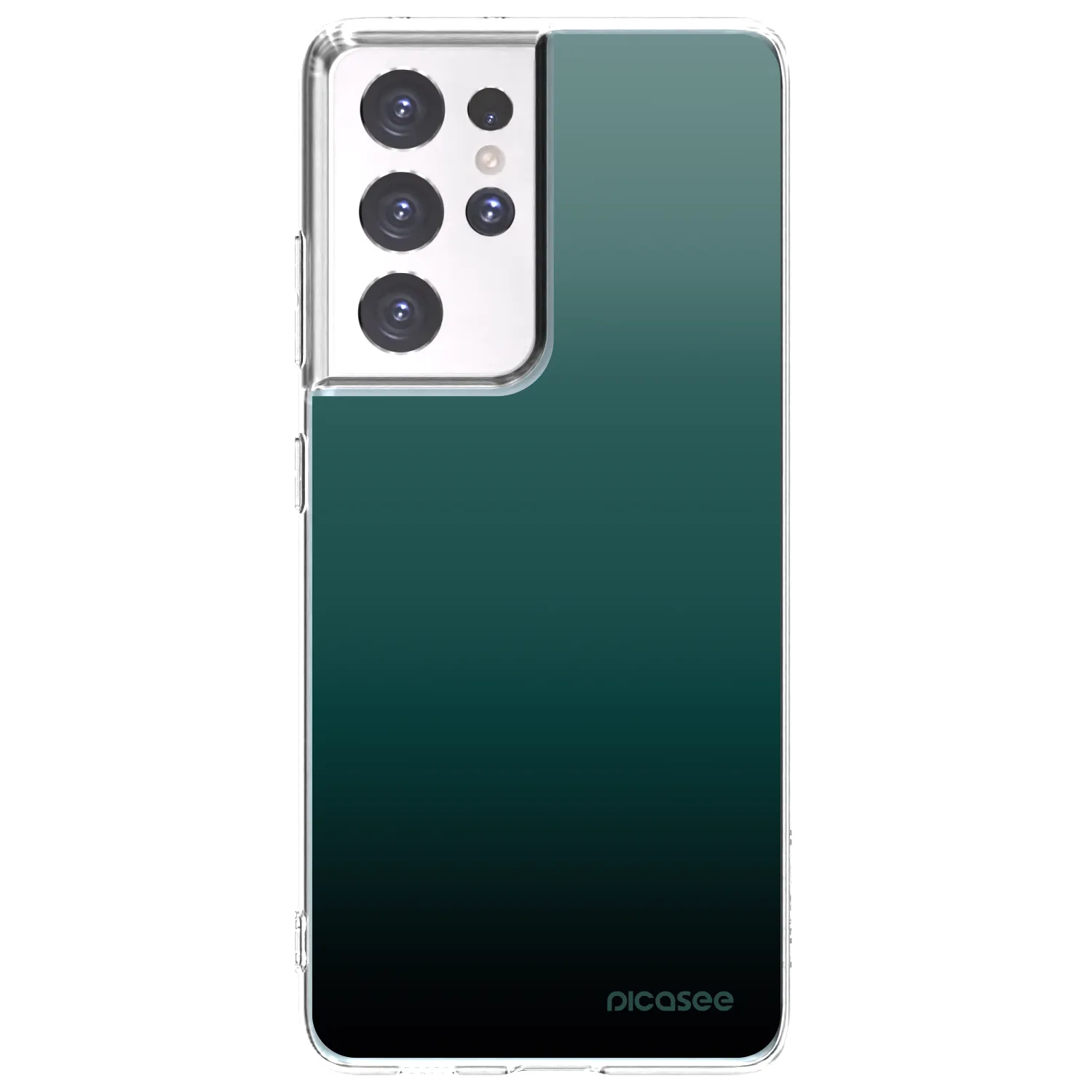 Picasee διαφανής θήκη σιλικόνης Samsung Galaxy S21 Ultra 5G G998B - Verdant Fade