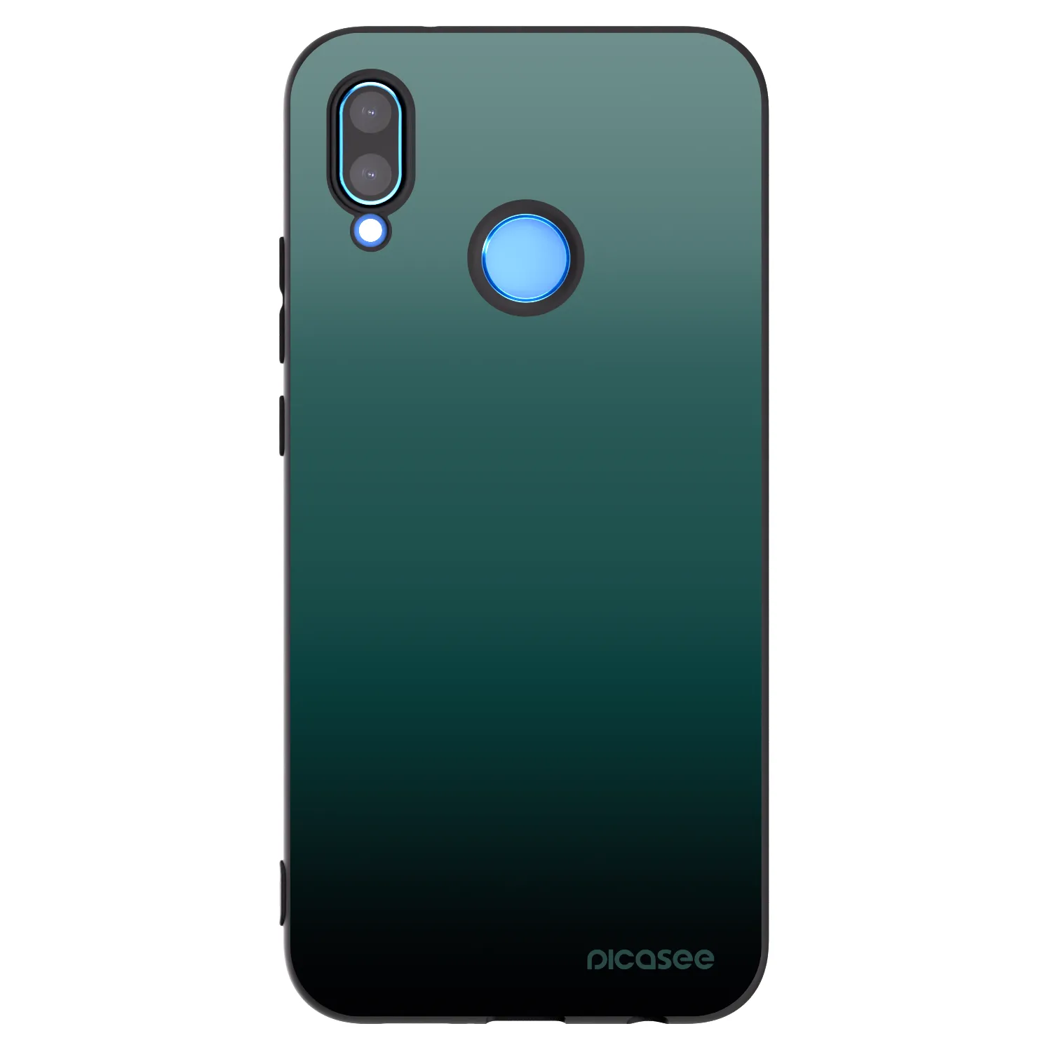 Picasee Μαύρη θήκη σιλικόνης για Huawei P20 Lite - Verdant Fade