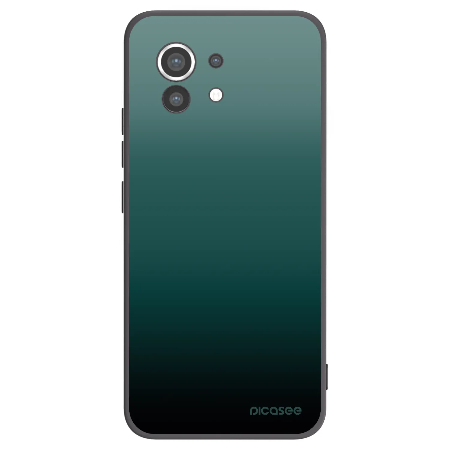 Picasee Μαύρη θήκη σιλικόνης για Xiaomi Mi 11 - Verdant Fade