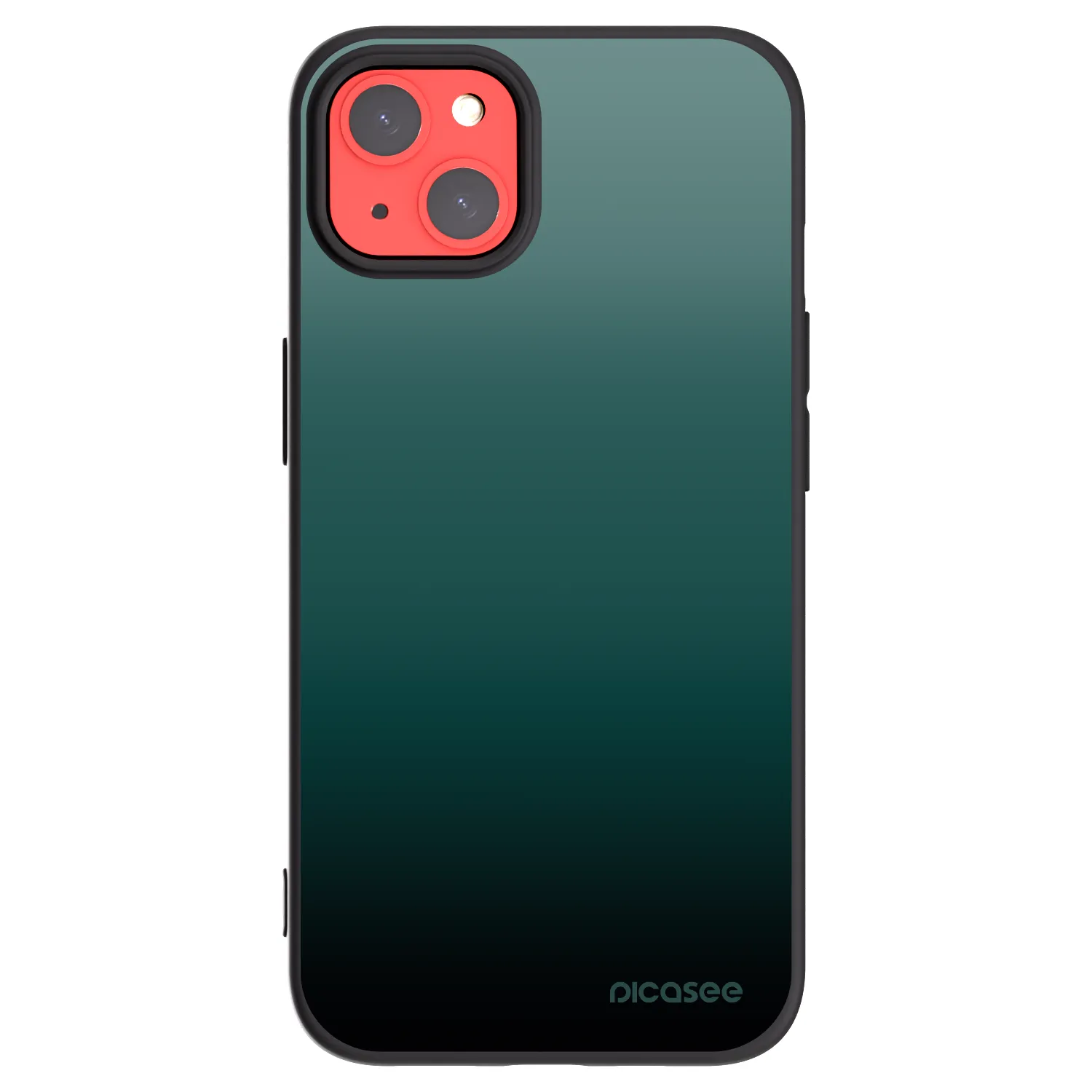 Picasee Μαύρη θήκη σιλικόνης για Apple iPhone 13 - Verdant Fade