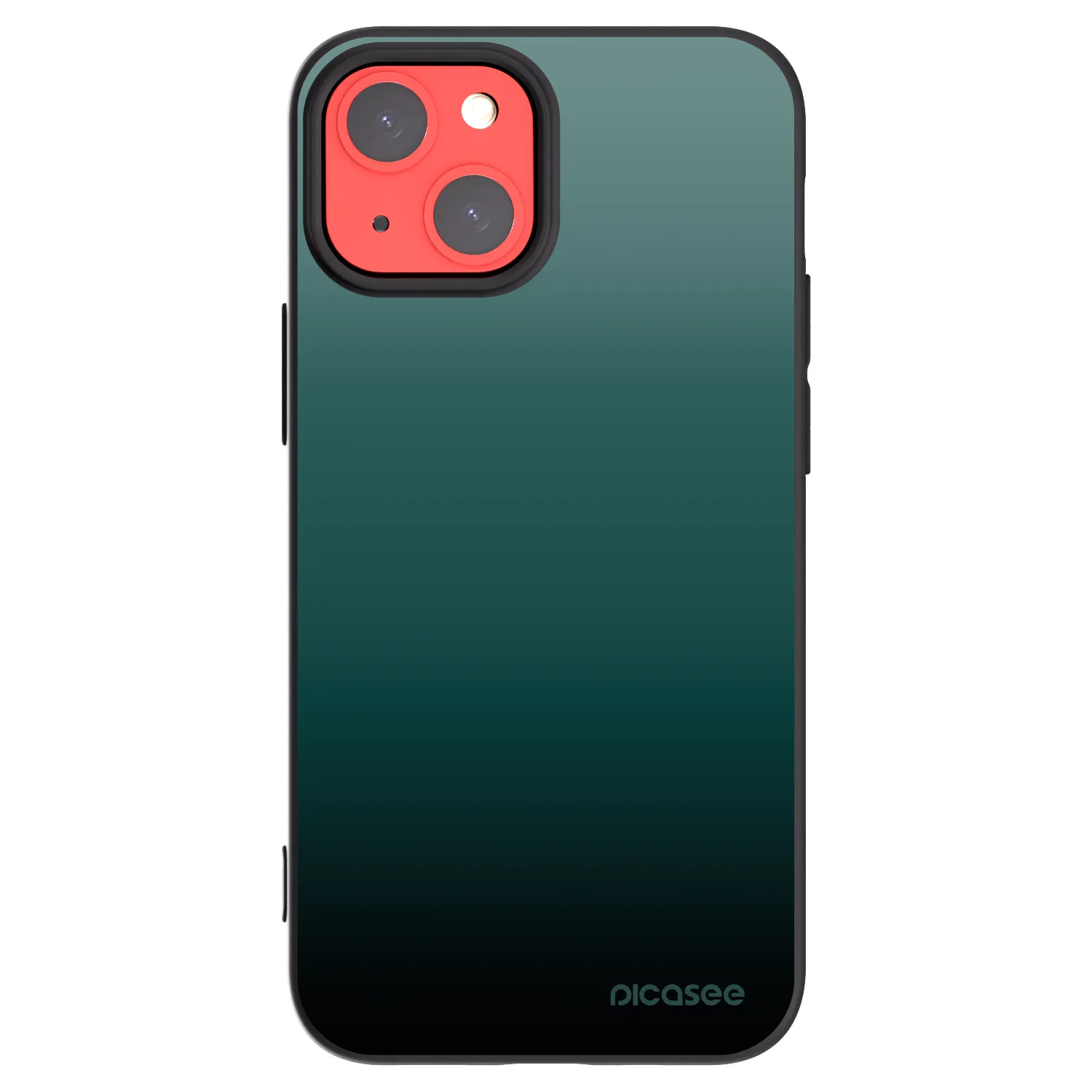 Picasee Μαύρη θήκη σιλικόνης για Apple iPhone 13 mini - Verdant Fade
