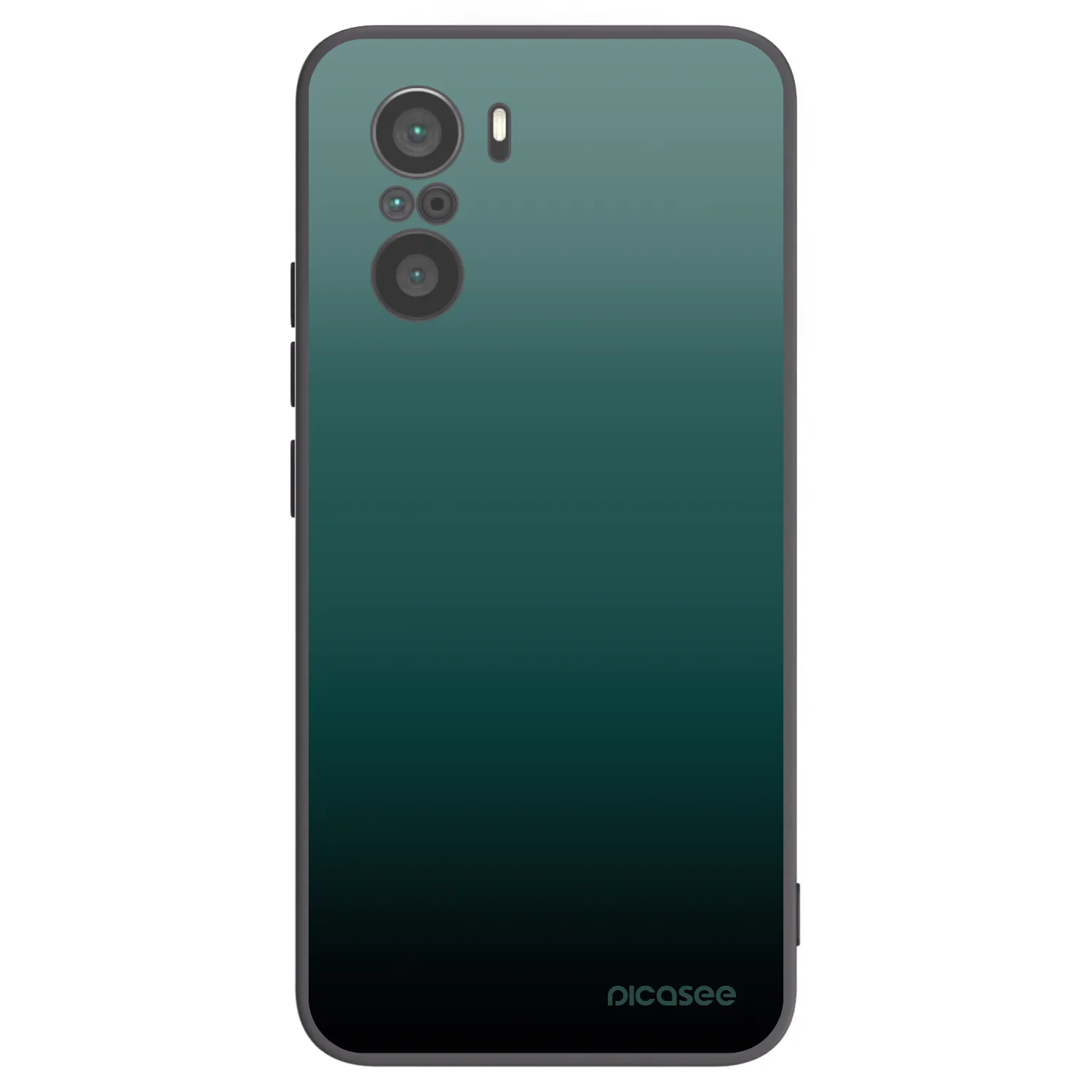 Picasee Μαύρη θήκη σιλικόνης για Xiaomi Poco F3 - Verdant Fade