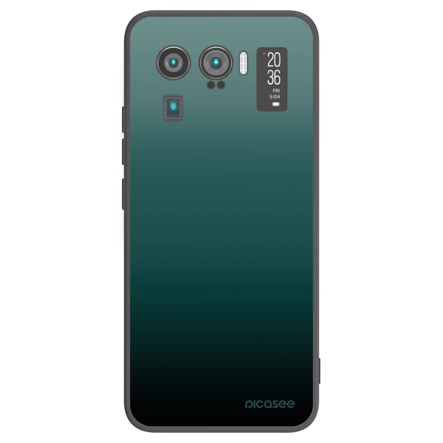 Picasee Μαύρη θήκη σιλικόνης για Xiaomi Mi 11 Ultra - Verdant Fade