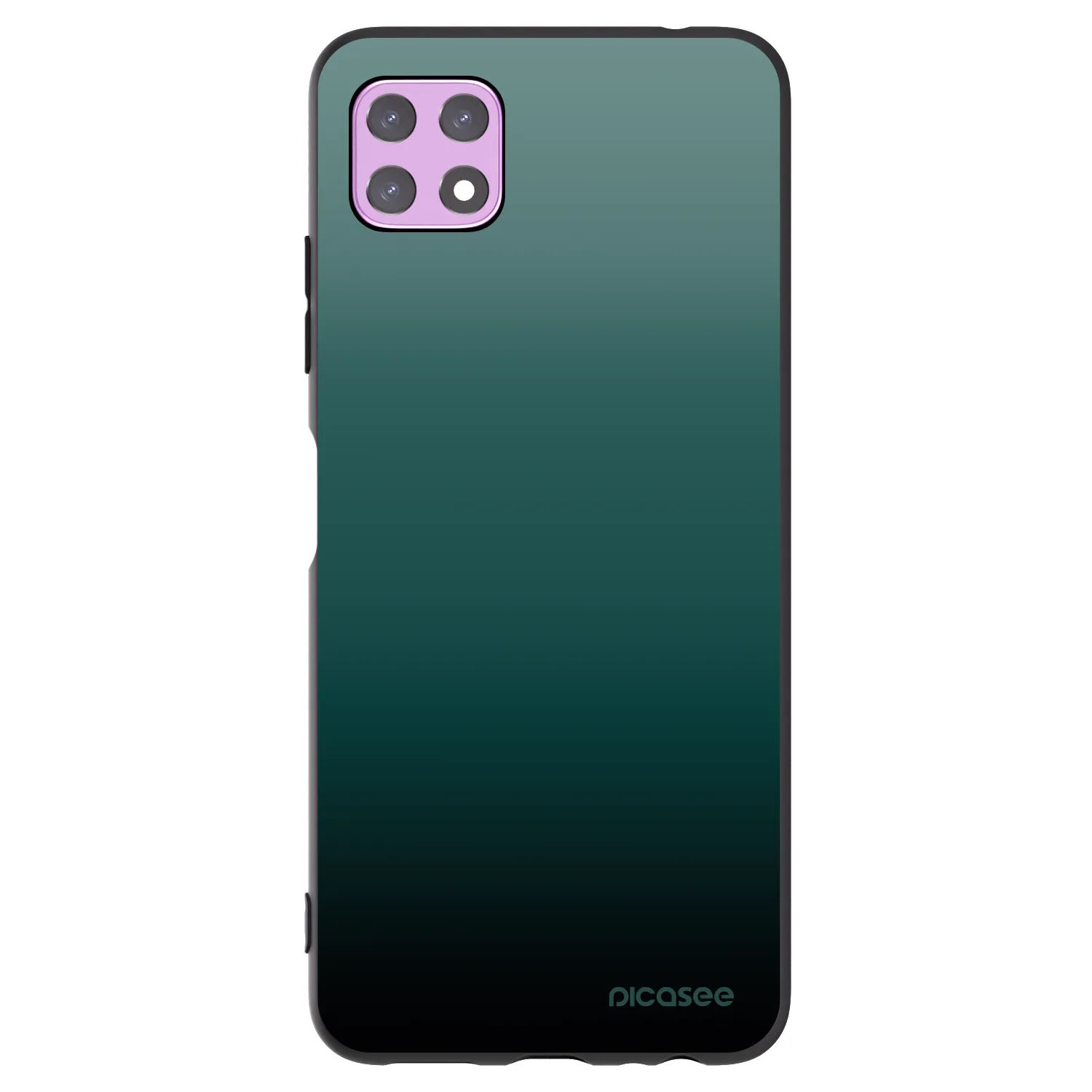 Picasee Μαύρη θήκη σιλικόνης για Samsung Galaxy A22 A226B 5G - Verdant Fade