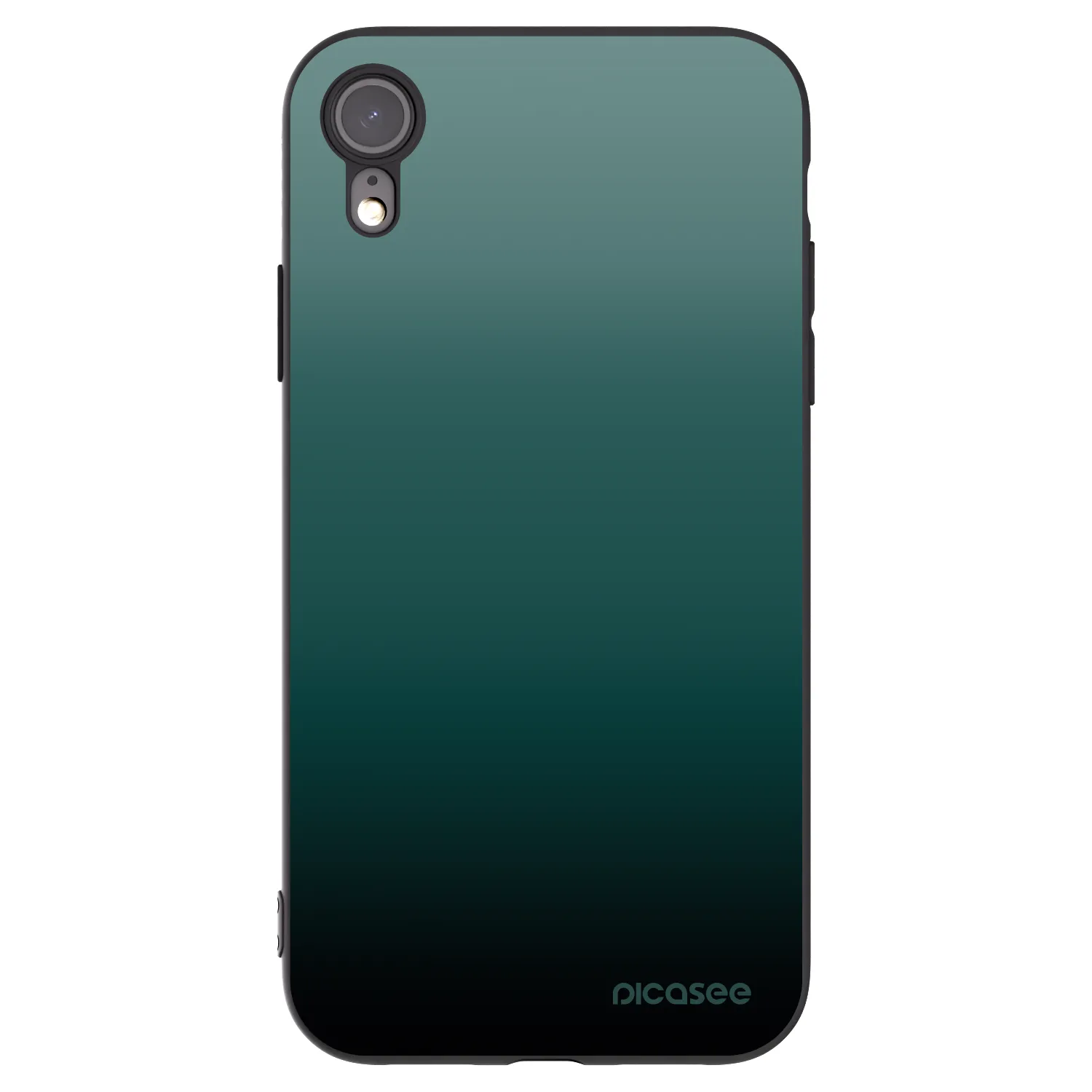 Picasee Μαύρη θήκη σιλικόνης για Apple iPhone 6 Plus/6S Plus - Verdant Fade
