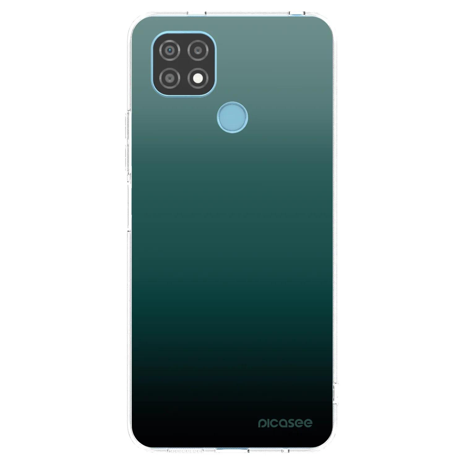 Picasee διαφανής θήκη σιλικόνης Realme C21 - Verdant Fade