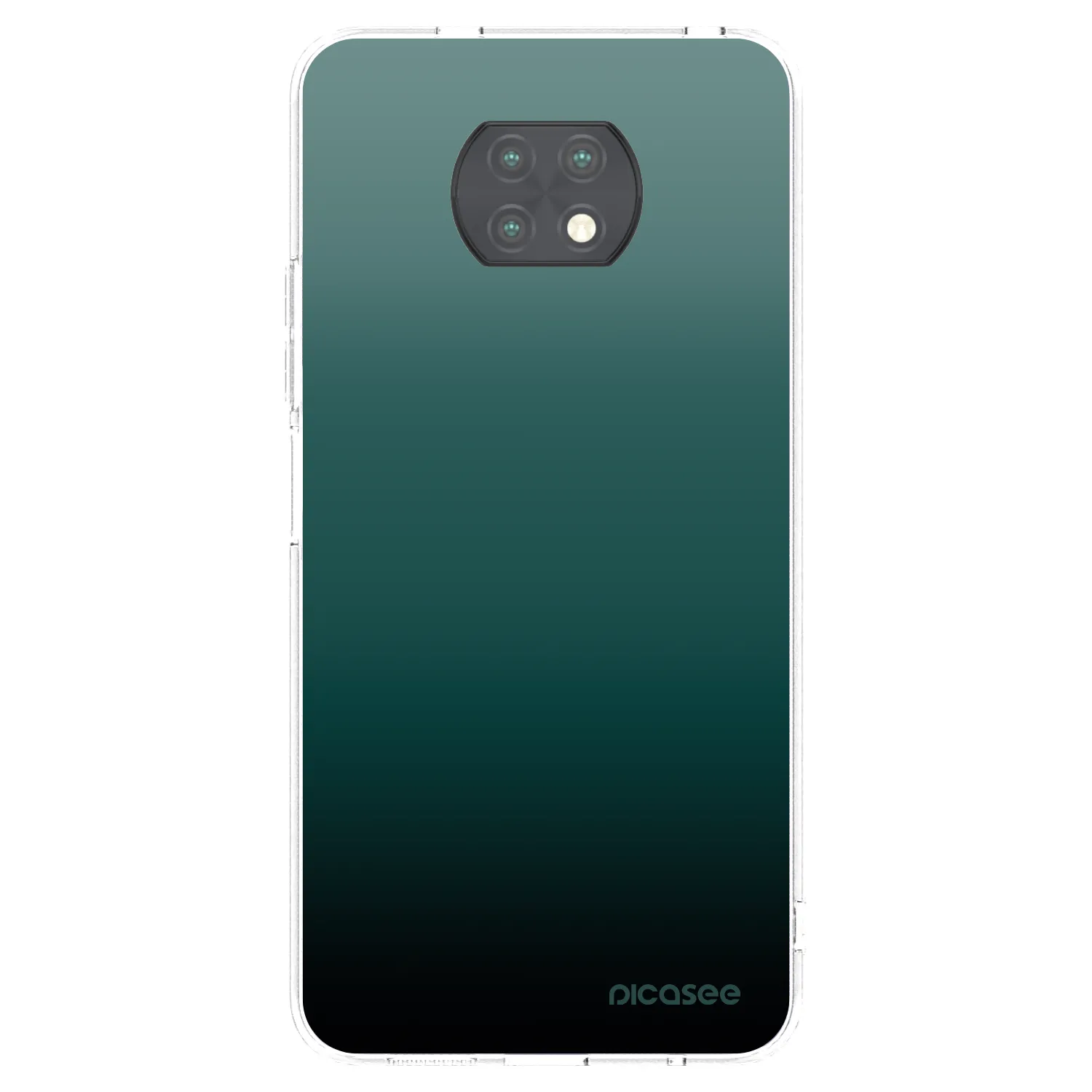 Picasee διαφανής θήκη σιλικόνης Xiaomi Redmi Note 9T - Verdant Fade