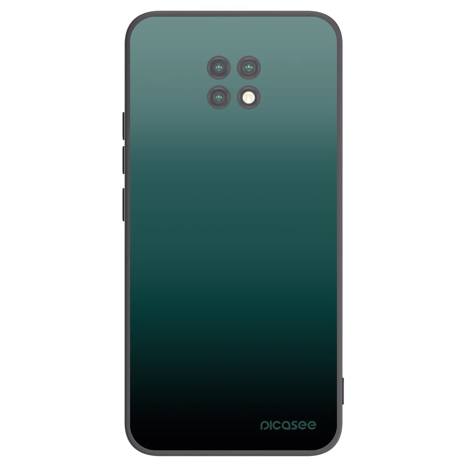 Picasee Μαύρη θήκη σιλικόνης για Xiaomi Redmi Note 9T - Verdant Fade