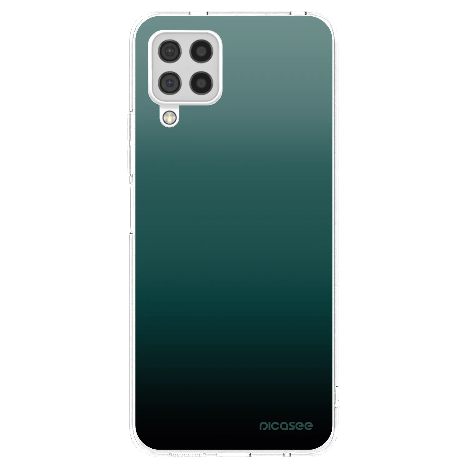 Picasee διαφανής θήκη σιλικόνης Samsung Galaxy A22 A225F 4G - Verdant Fade