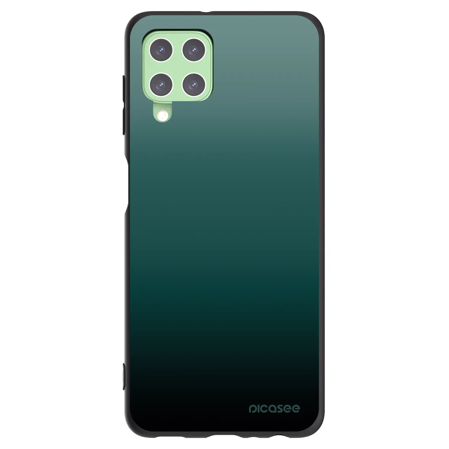 Picasee Μαύρη θήκη σιλικόνης για Samsung Galaxy A22 A225F 4G - Verdant Fade