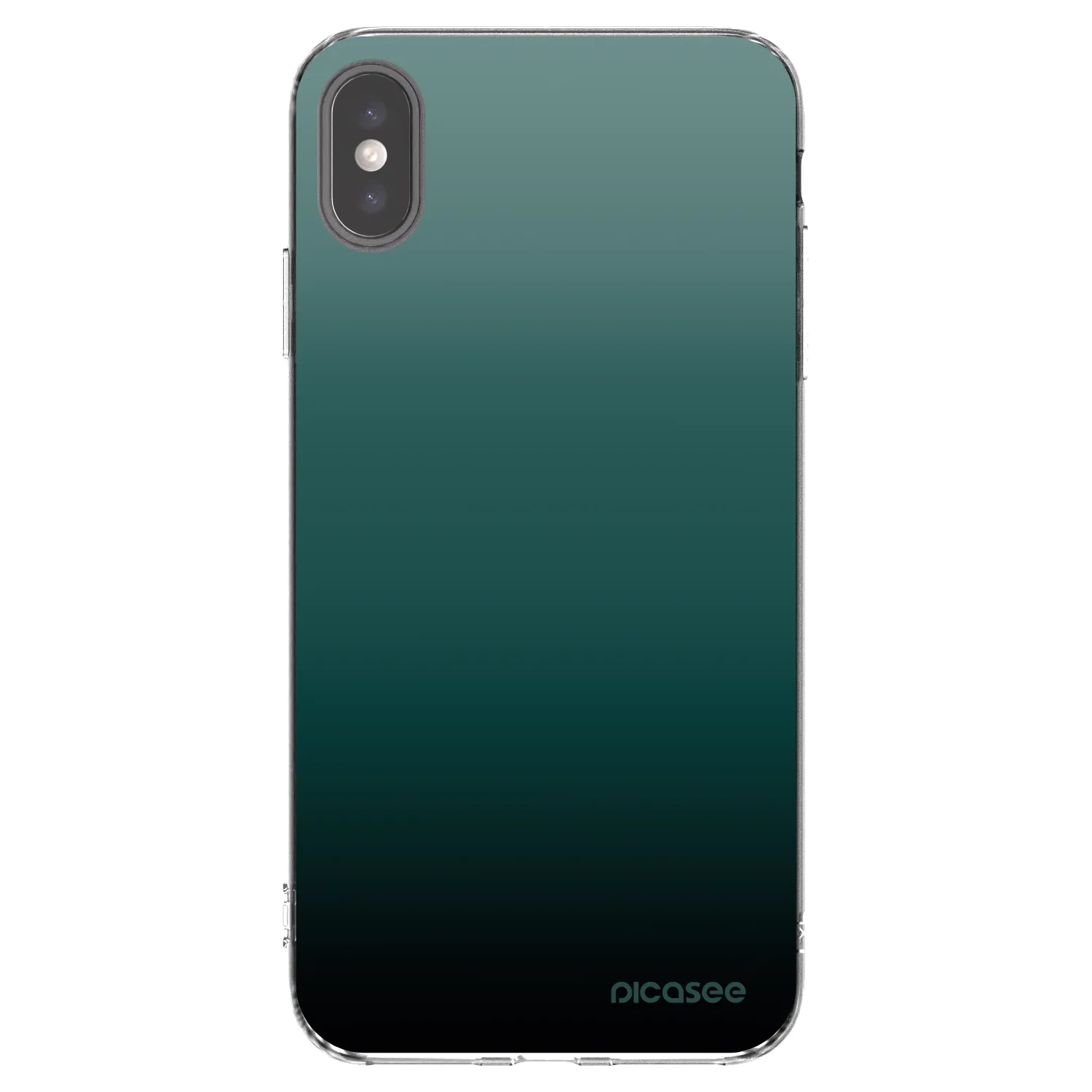 Picasee διαφανής θήκη σιλικόνης Apple iPhone XS Max - Verdant Fade