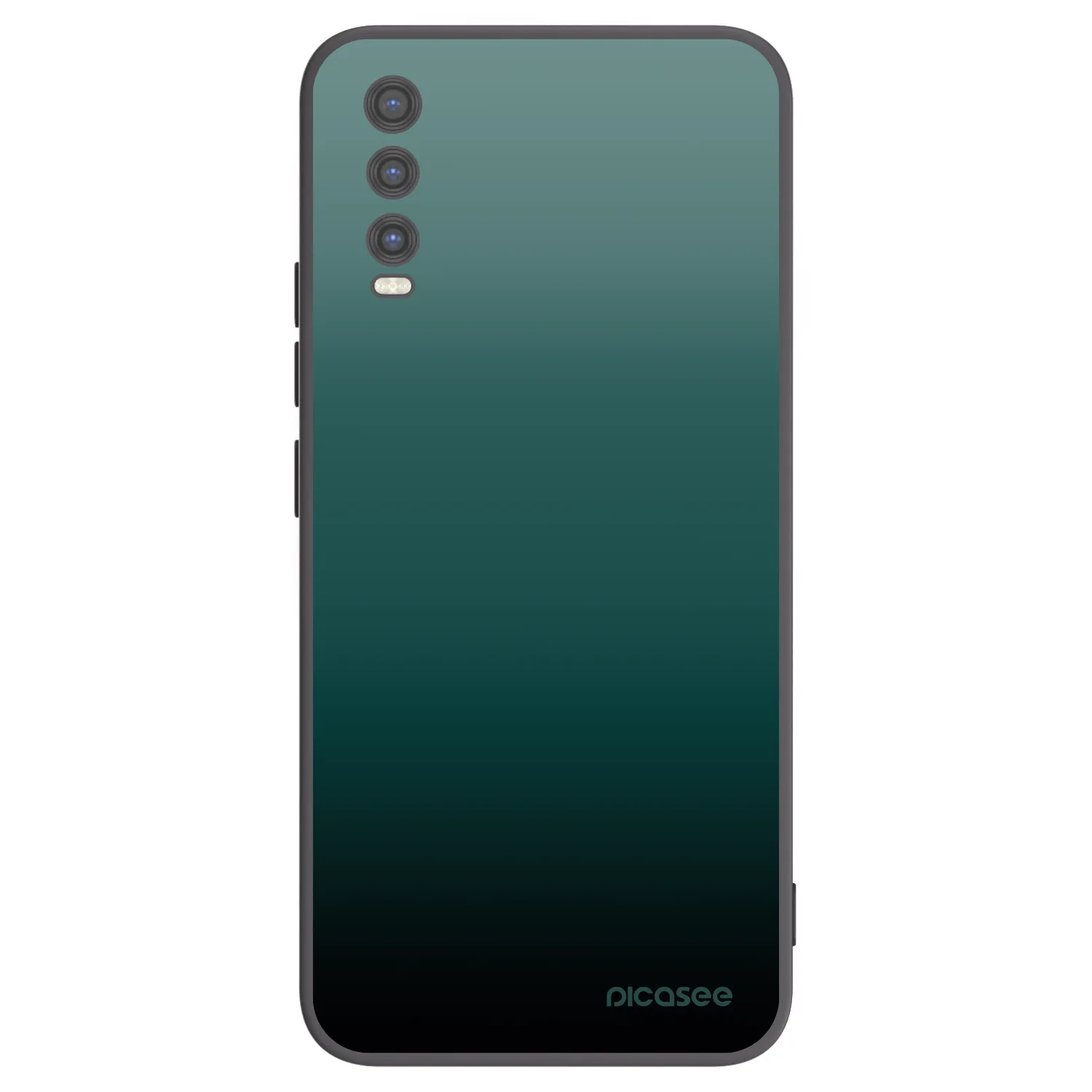 Picasee Μαύρη θήκη σιλικόνης για Vivo Y20s - Verdant Fade
