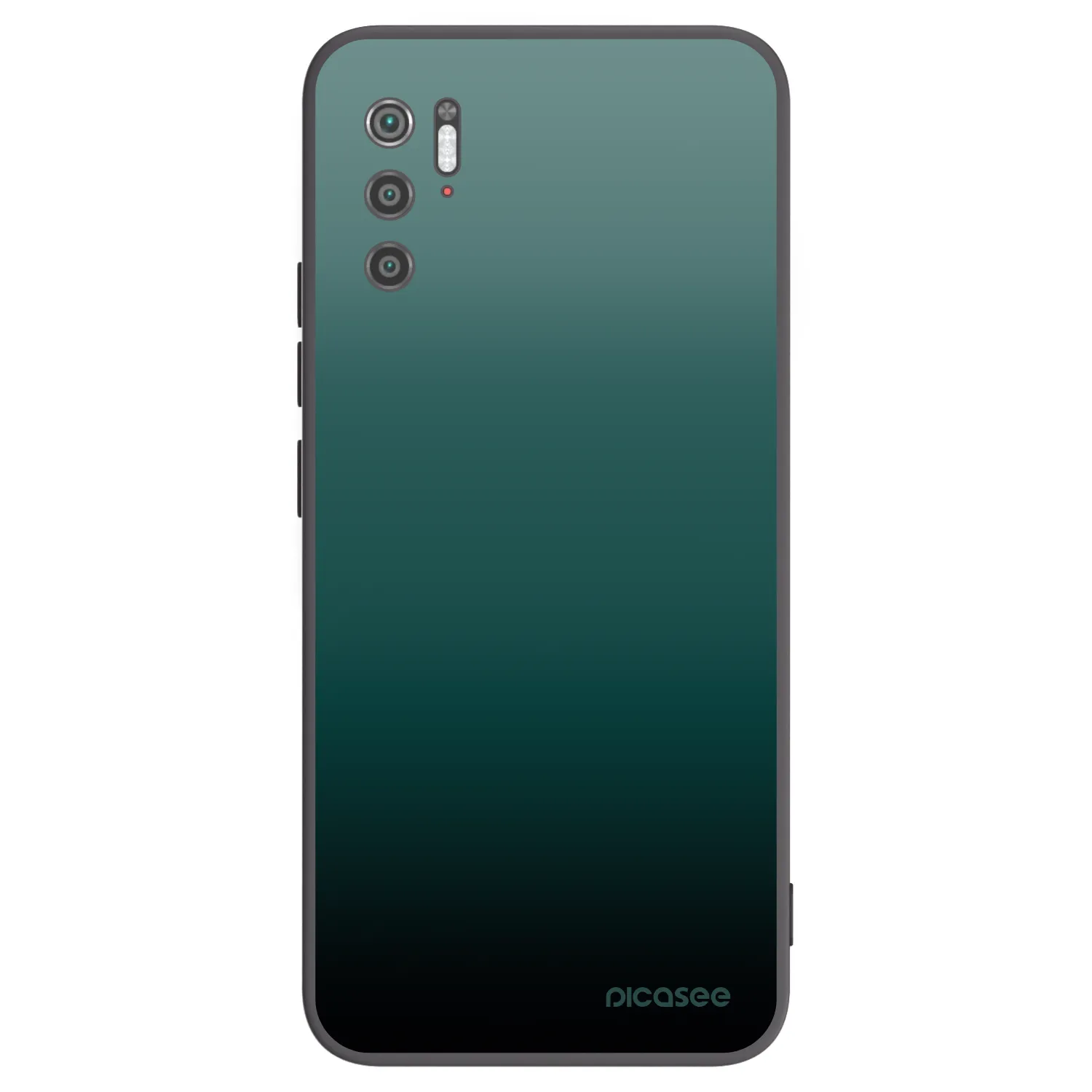 Picasee Μαύρη θήκη σιλικόνης για Xiaomi Poco M3 Pro 5G - Verdant Fade