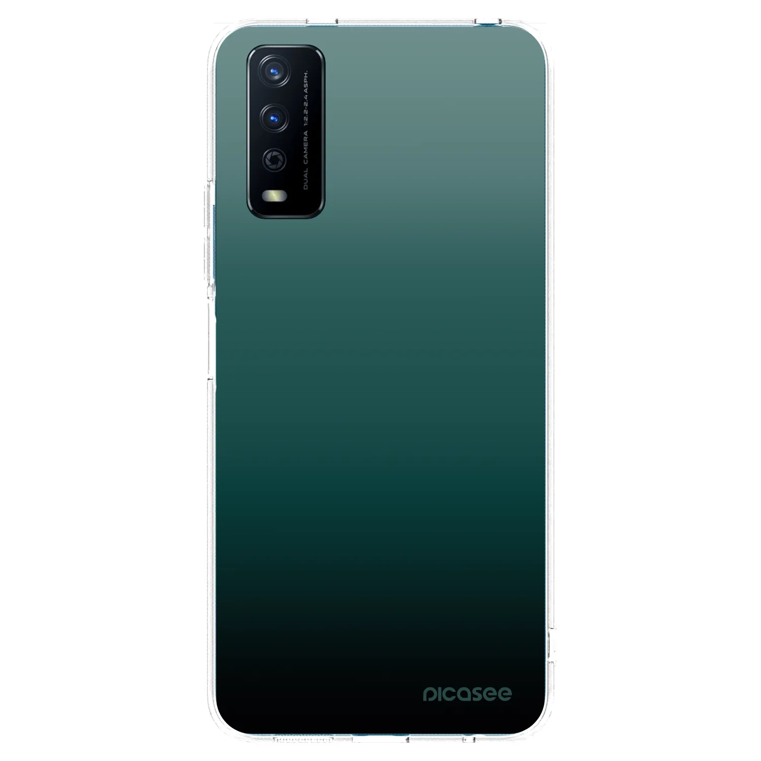 Picasee διαφανής θήκη σιλικόνης Vivo Y11s - Verdant Fade