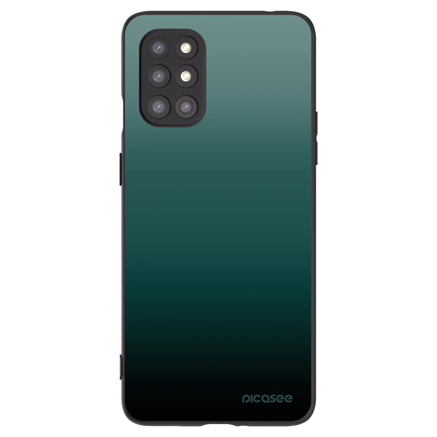 Picasee Μαύρη θήκη σιλικόνης για OnePlus 8T - Verdant Fade