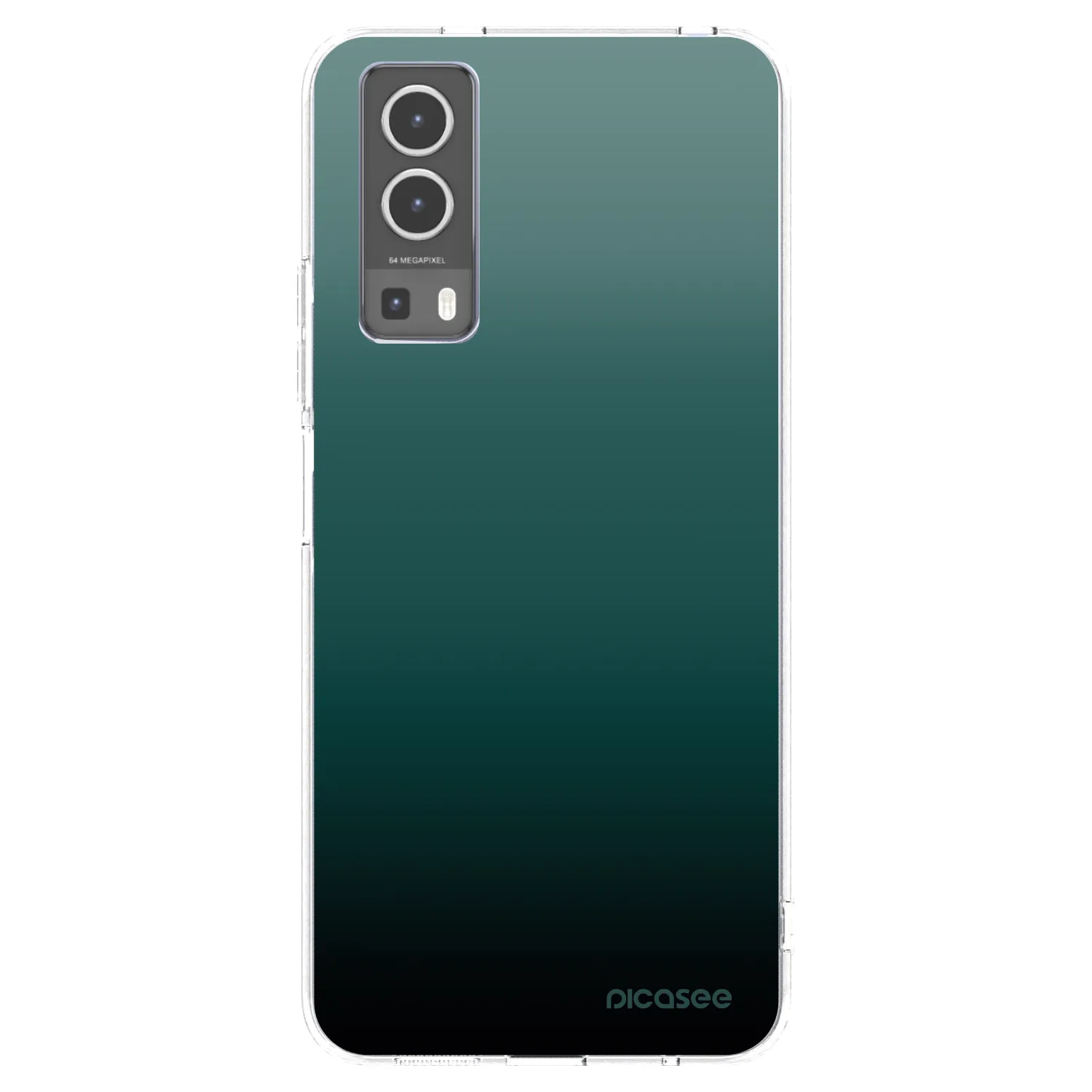 Picasee διαφανής θήκη σιλικόνης Vivo Y72 5G - Verdant Fade