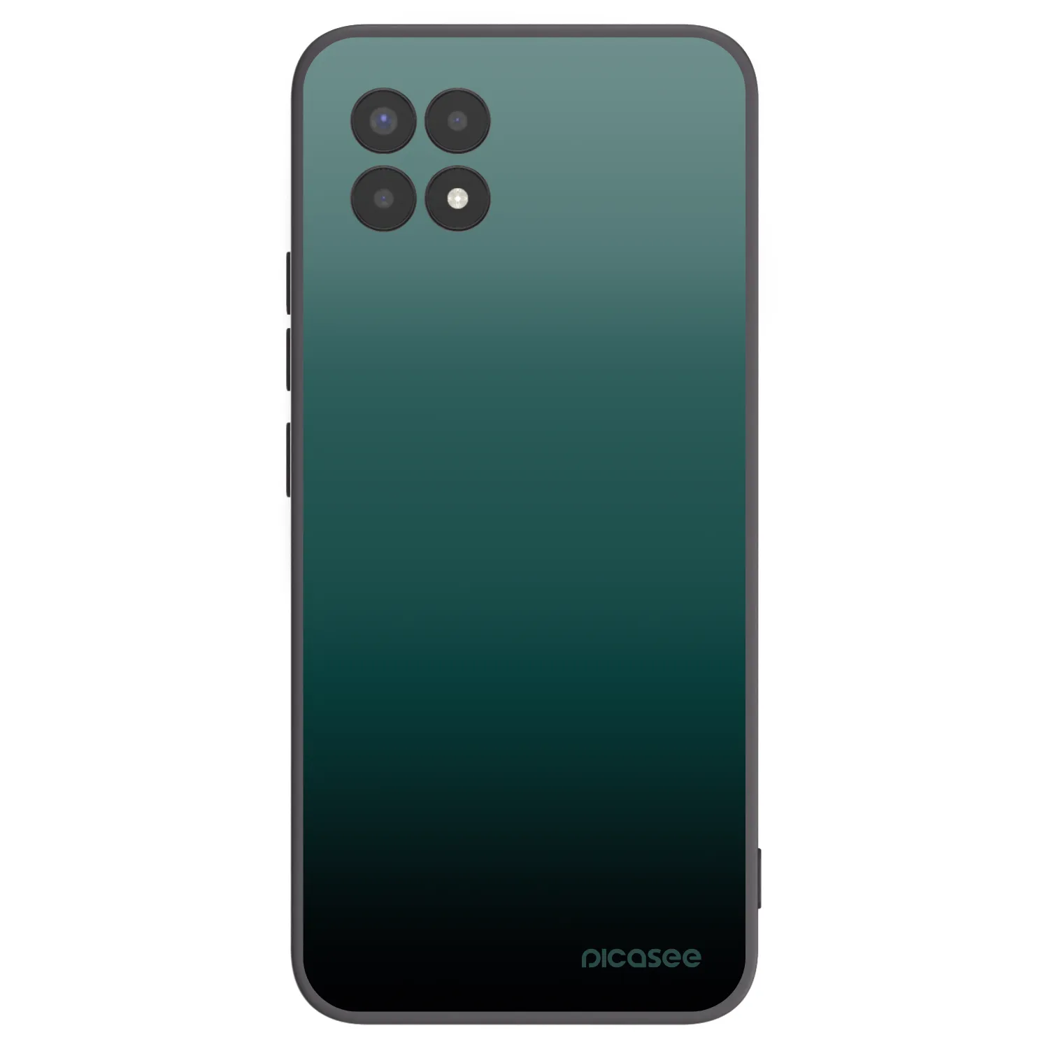 Picasee Μαύρη θήκη σιλικόνης για Realme 8i - Verdant Fade