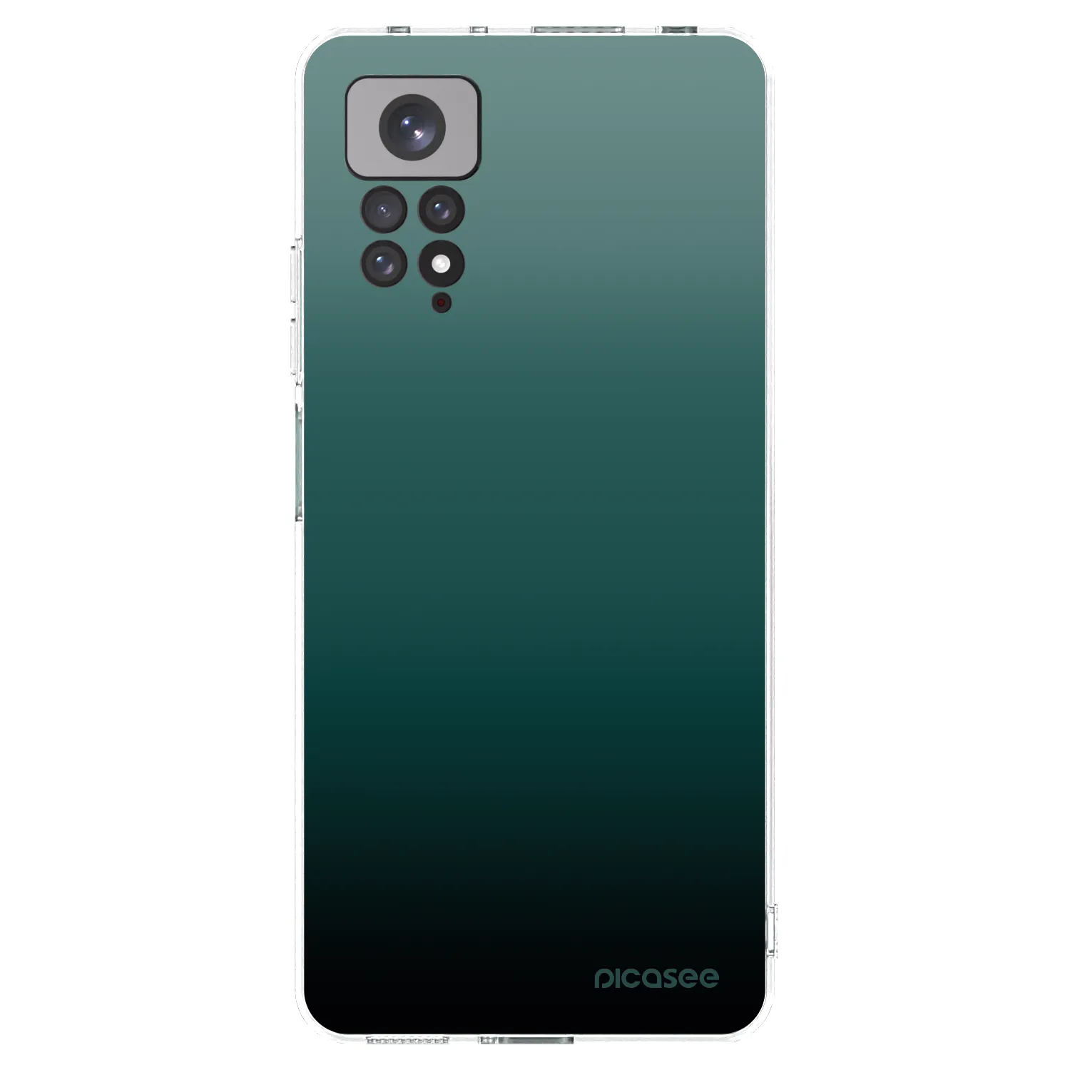 Picasee διαφανής θήκη σιλικόνης Xiaomi Redmi Note 11 - Verdant Fade