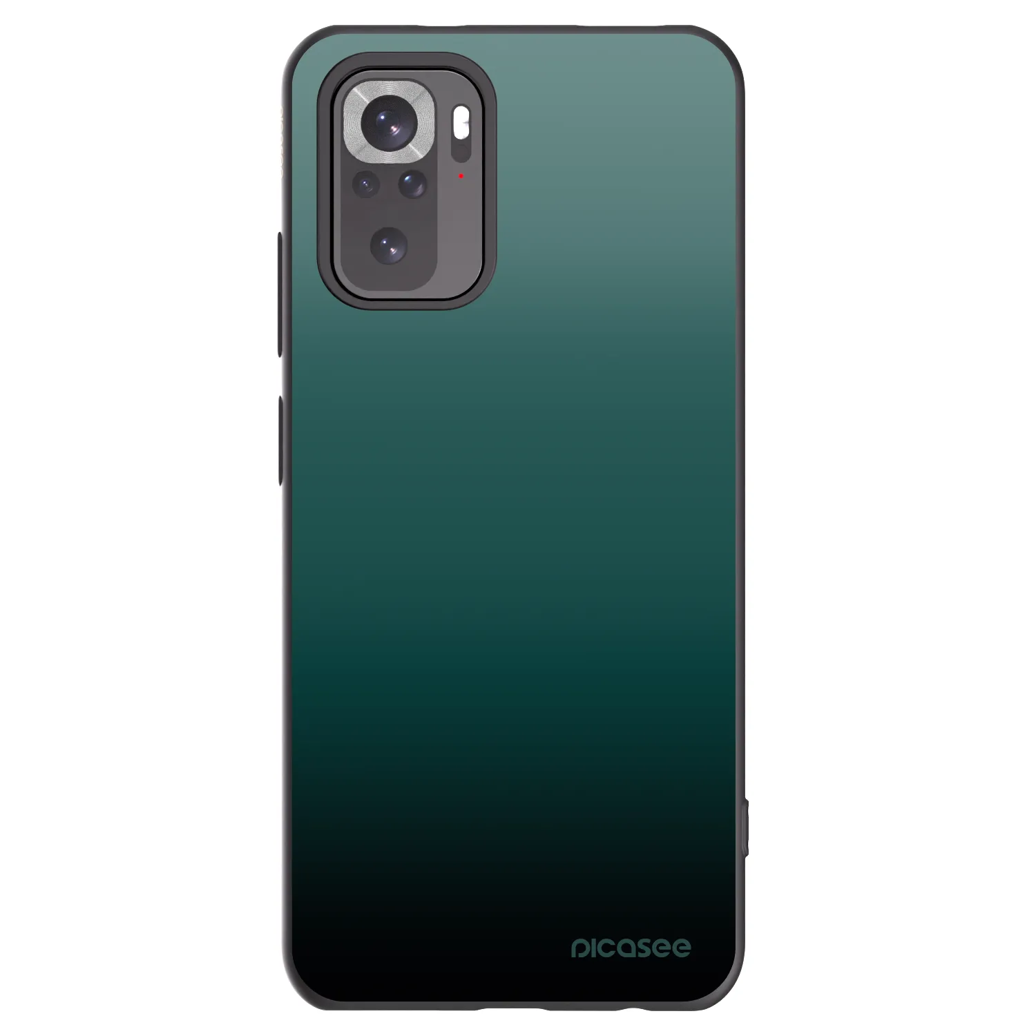 Picasee Μαύρη θήκη σιλικόνης για Xiaomi Redmi Note 11S 4G - Verdant Fade