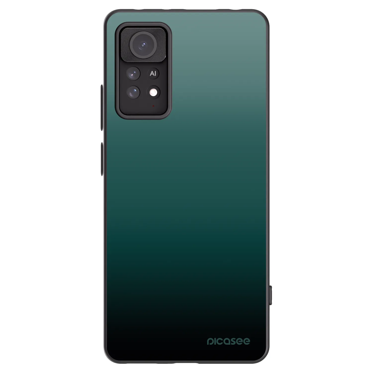 Picasee Μαύρη θήκη σιλικόνης για Xiaomi Redmi Note 11 Pro - Verdant Fade