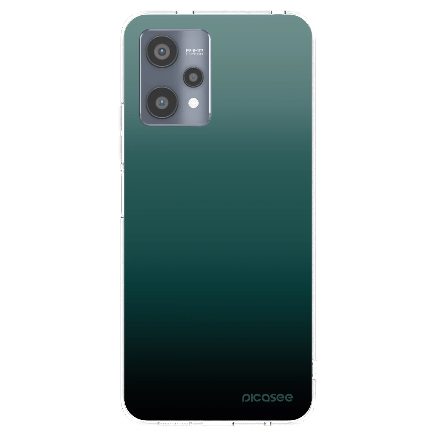 Picasee διαφανής θήκη σιλικόνης Realme 9 Pro 5G - Verdant Fade