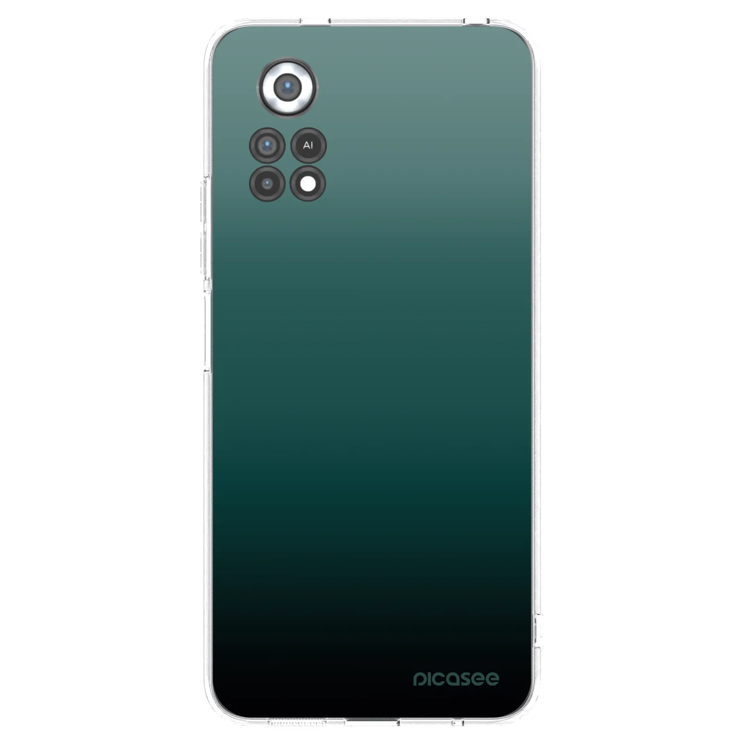 Picasee διαφανής θήκη σιλικόνης Xiaomi Poco X4 Pro 5G - Verdant Fade