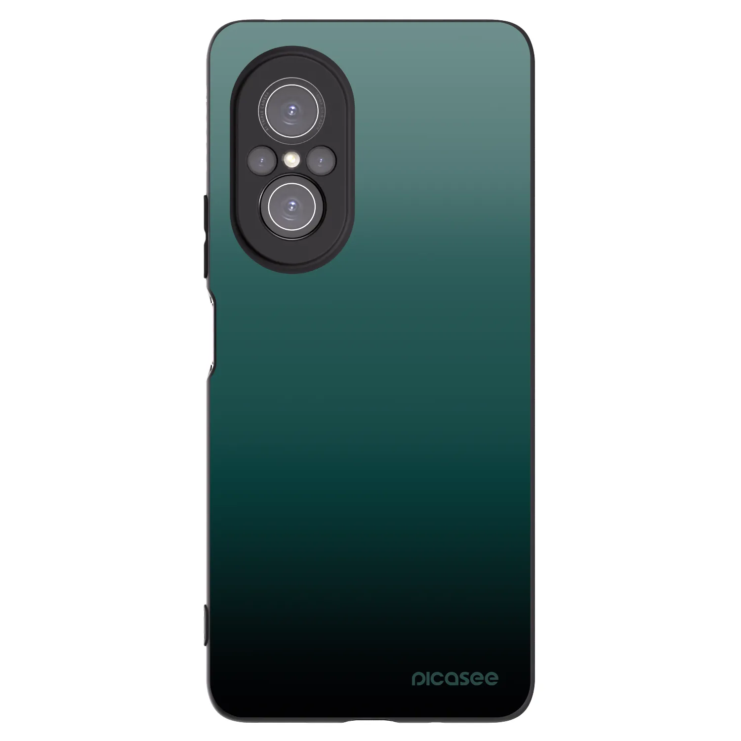Picasee Μαύρη θήκη σιλικόνης για Huawei Nova 9 SE - Verdant Fade