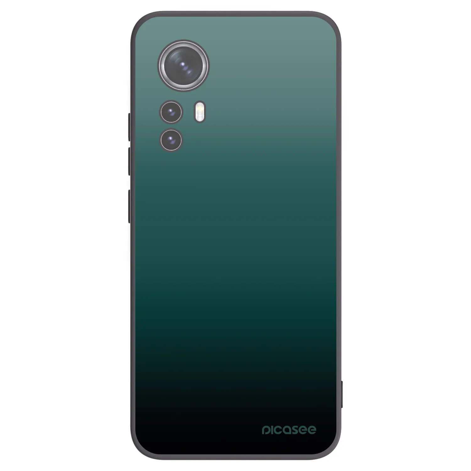 Picasee Μαύρη θήκη σιλικόνης για Xiaomi 12 - Verdant Fade