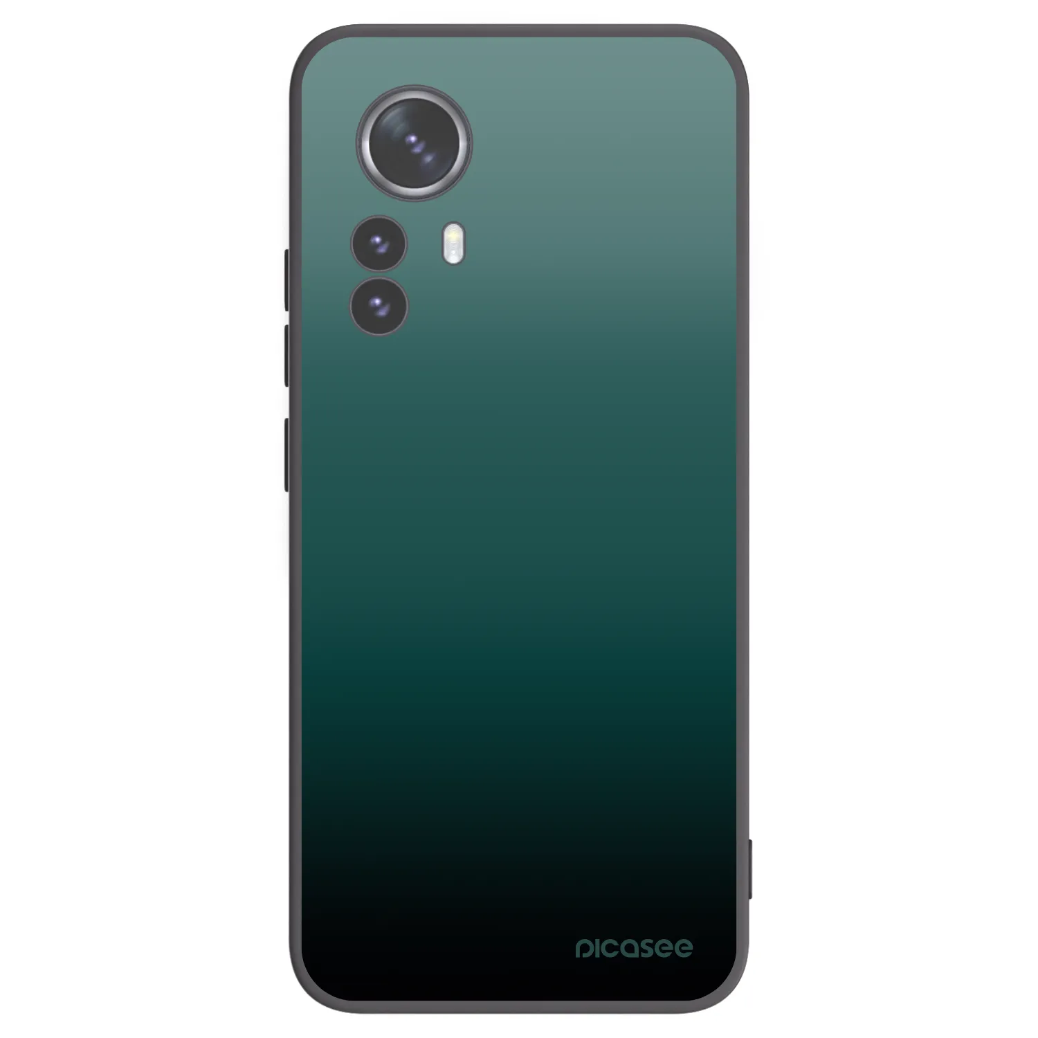 Picasee Μαύρη θήκη σιλικόνης για Xiaomi 12 Pro - Verdant Fade