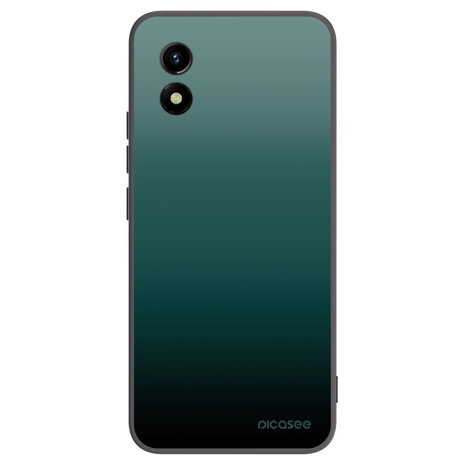 Picasee Μαύρη θήκη σιλικόνης για Vivo Y01 - Verdant Fade