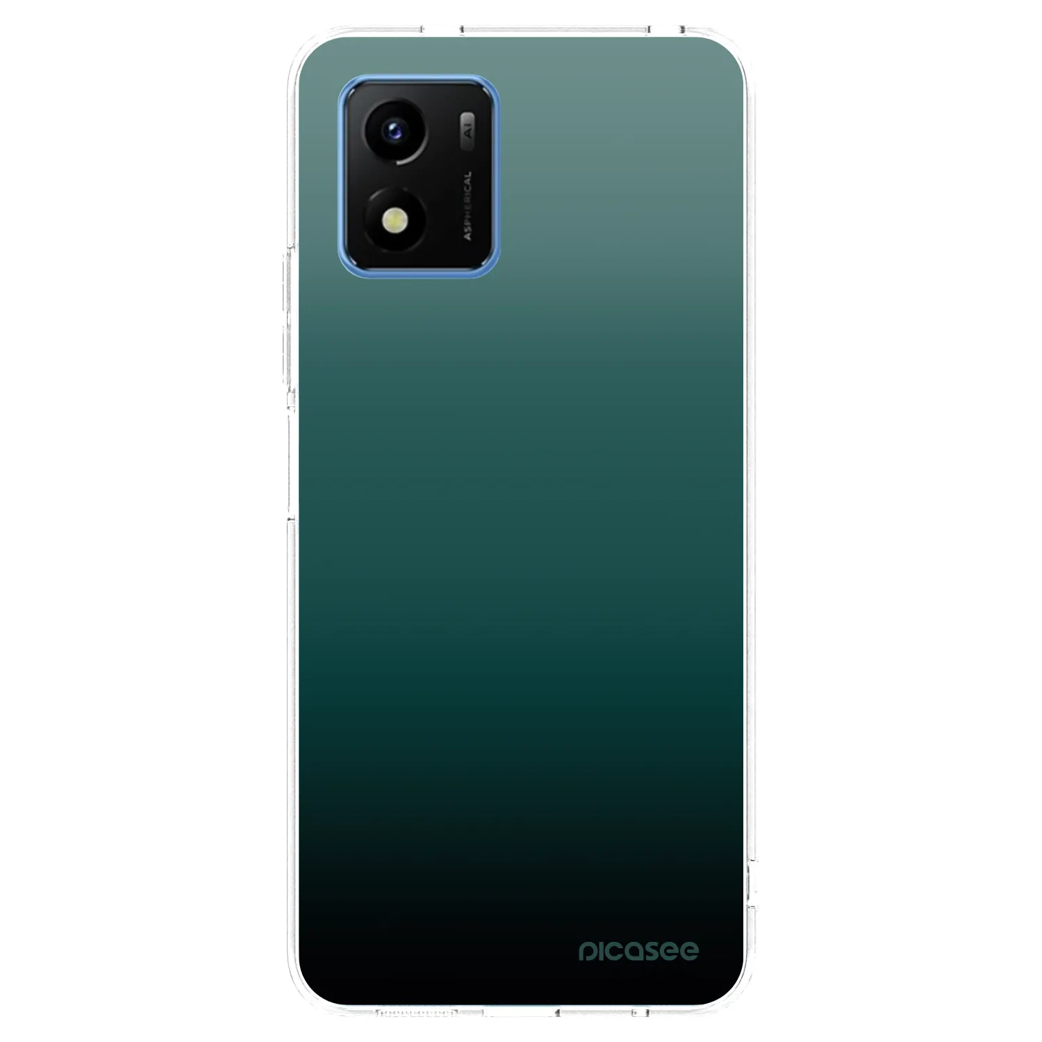 Picasee διαφανής θήκη σιλικόνης Vivo Y01 - Verdant Fade