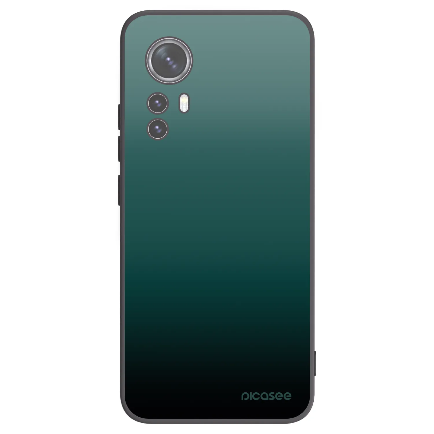Picasee Μαύρη θήκη σιλικόνης για Xiaomi 12X - Verdant Fade
