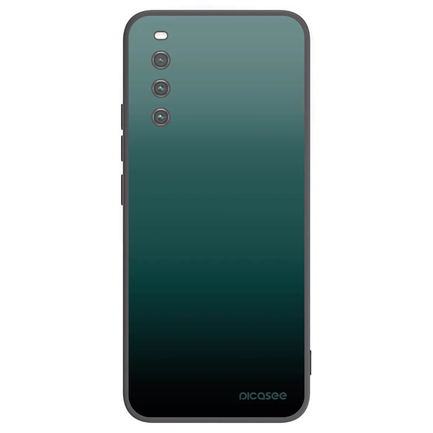 Picasee Μαύρη θήκη σιλικόνης για Sony Xperia 10 IV 5G - Verdant Fade
