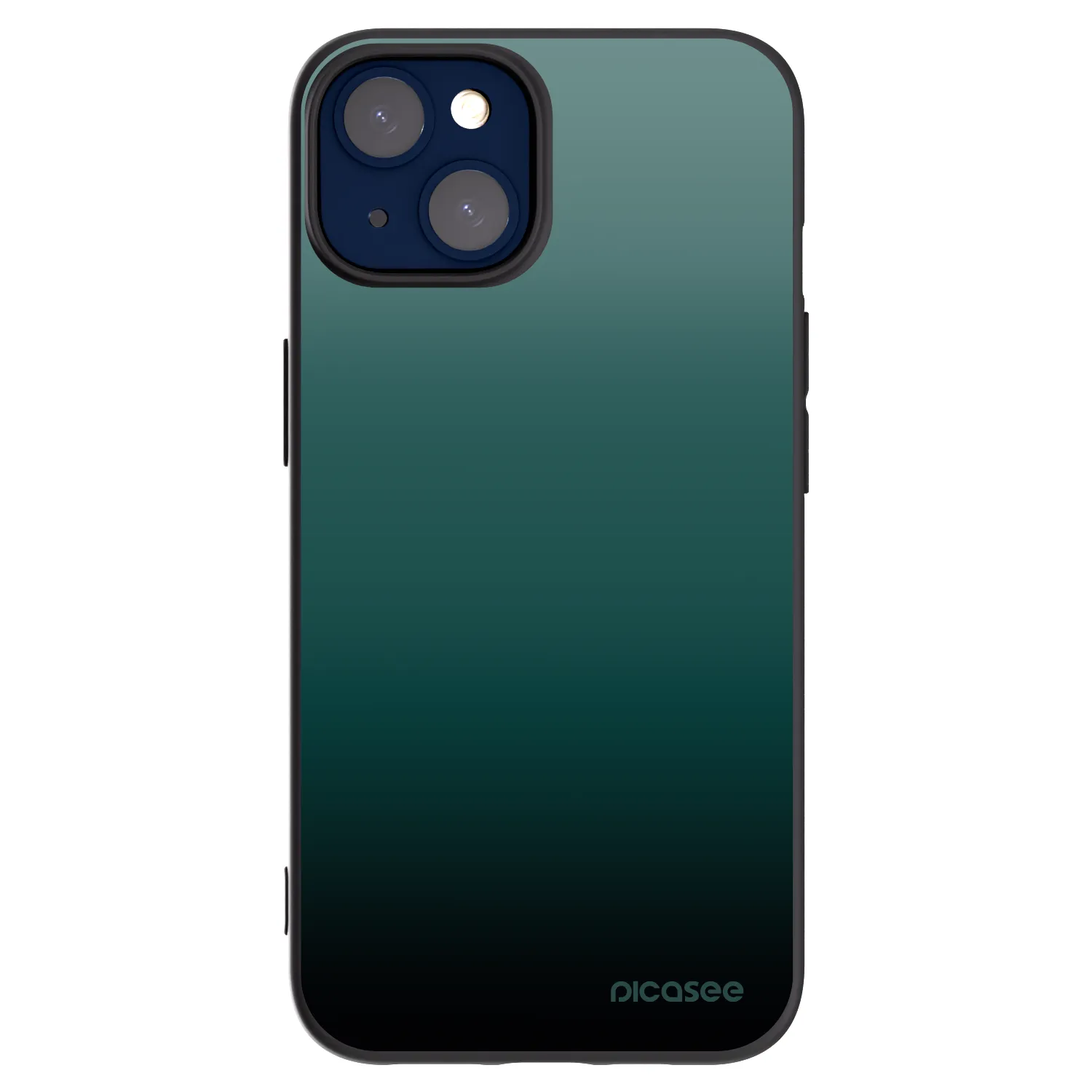 Picasee Μαύρη θήκη σιλικόνης για Apple iPhone 14 - Verdant Fade