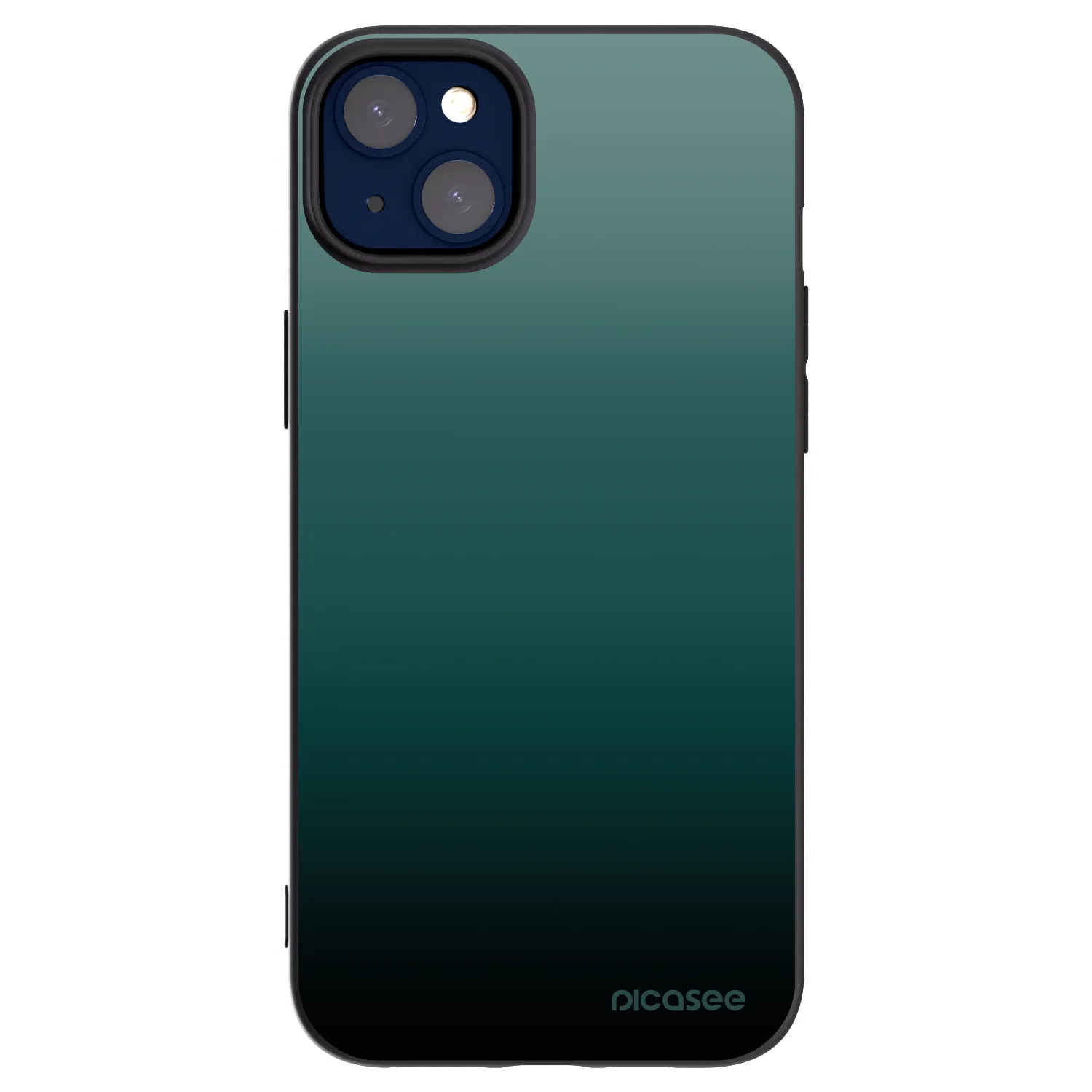Picasee Μαύρη θήκη σιλικόνης για Apple iPhone 14 Plus - Verdant Fade
