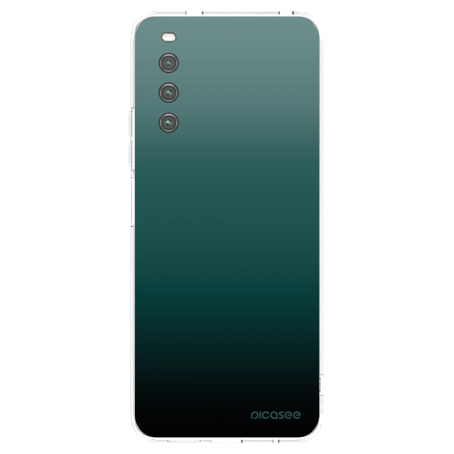 Picasee διαφανής θήκη σιλικόνης Sony Xperia 10 IV 5G - Verdant Fade