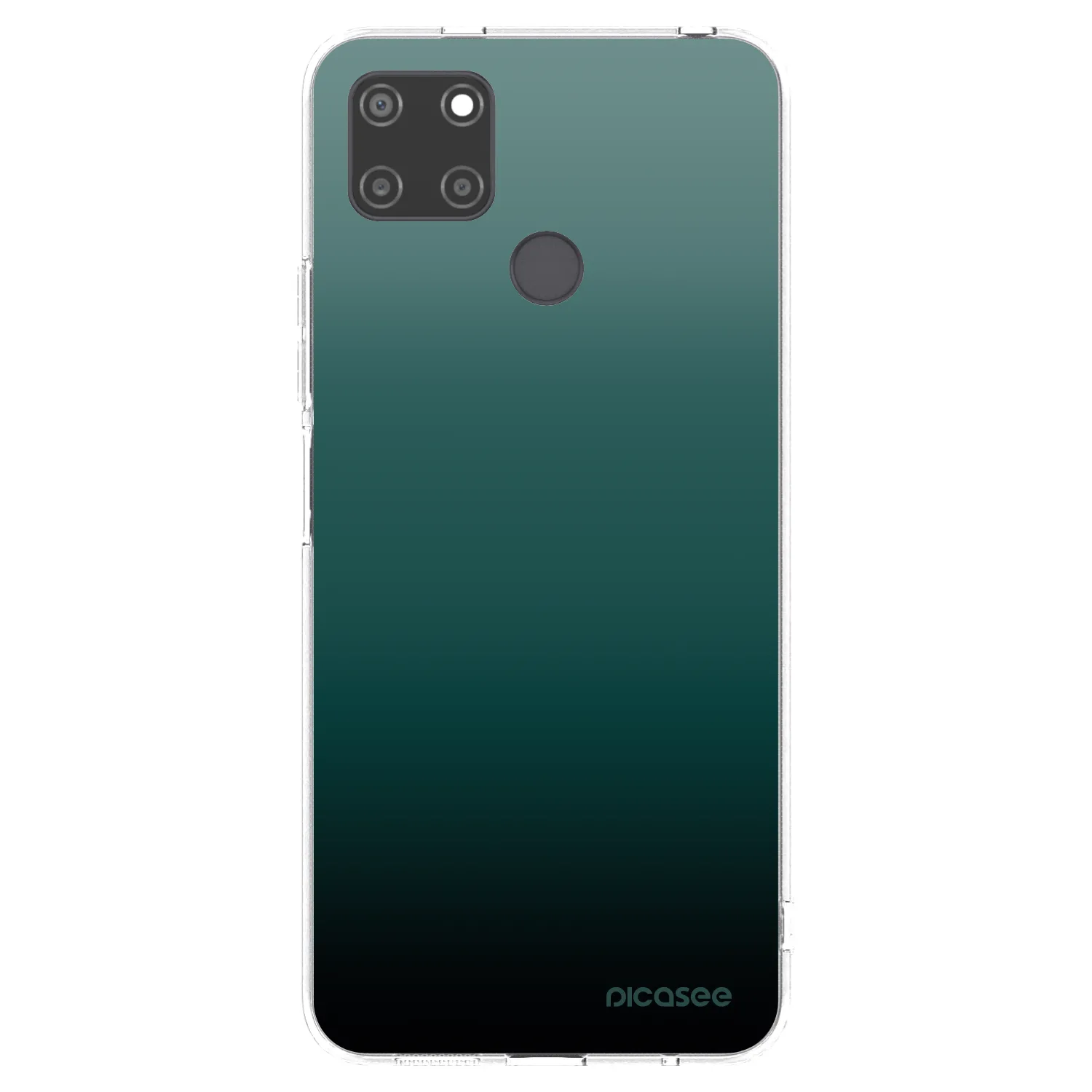 Picasee διαφανής θήκη σιλικόνης Realme C21Y - Verdant Fade