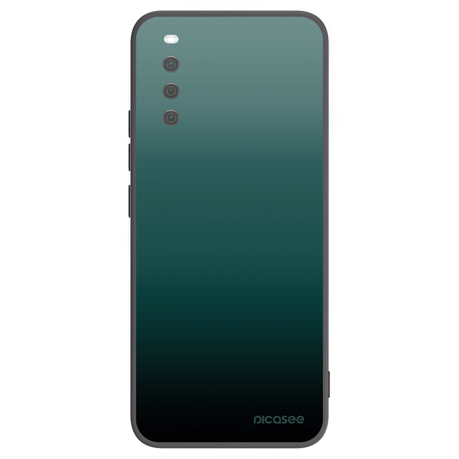 Picasee Μαύρη θήκη σιλικόνης για Sony Xperia 10 III - Verdant Fade